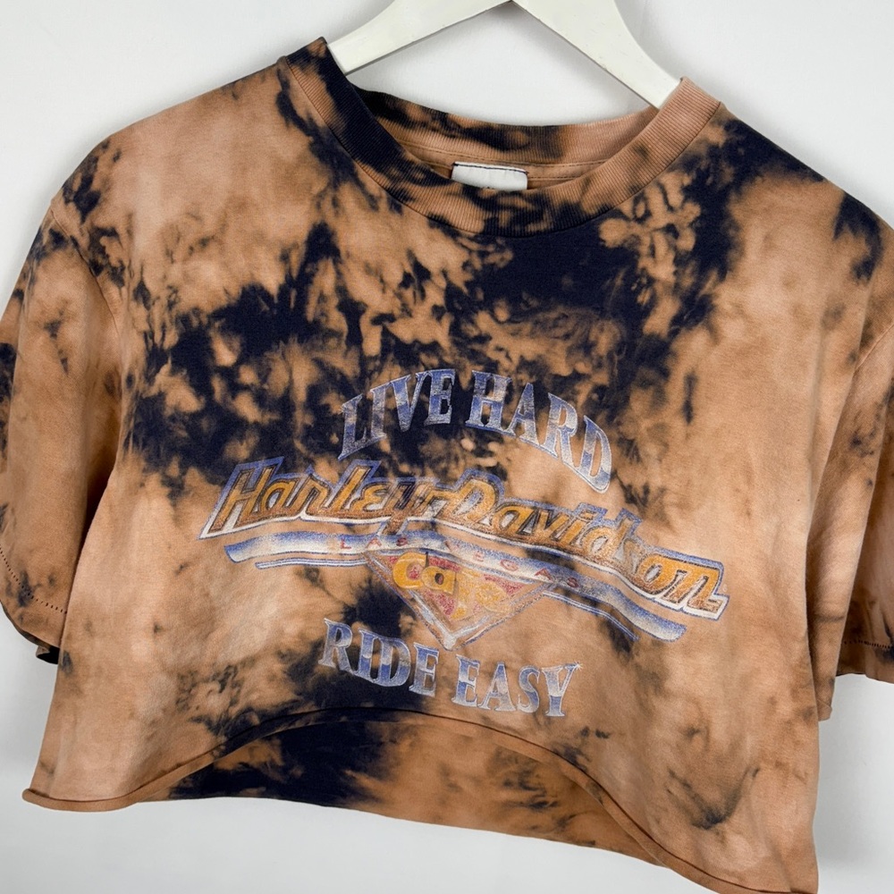 Vintage Harley-Davidson Las Vegas Cropped Shirt - Picture 2 of 7